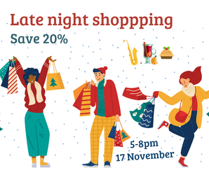 Late Night Shopping at Ashtead Park Garden Centre