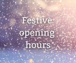 Festive Opening Times