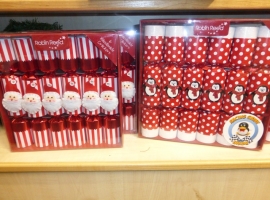Christmas cards, calendars and tableware.
