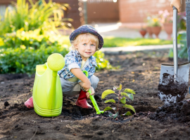 Gardening with children