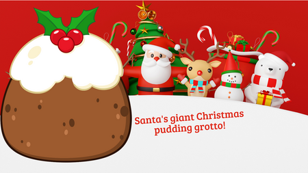 Santa's Giant Christmas Pudding